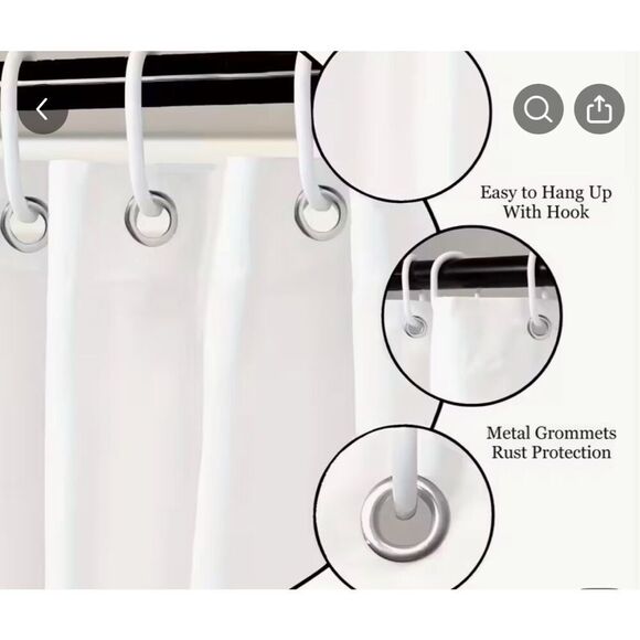 Highland cow Farmhouse shower curtain Rustic **curtain only - Picture 3 of 4